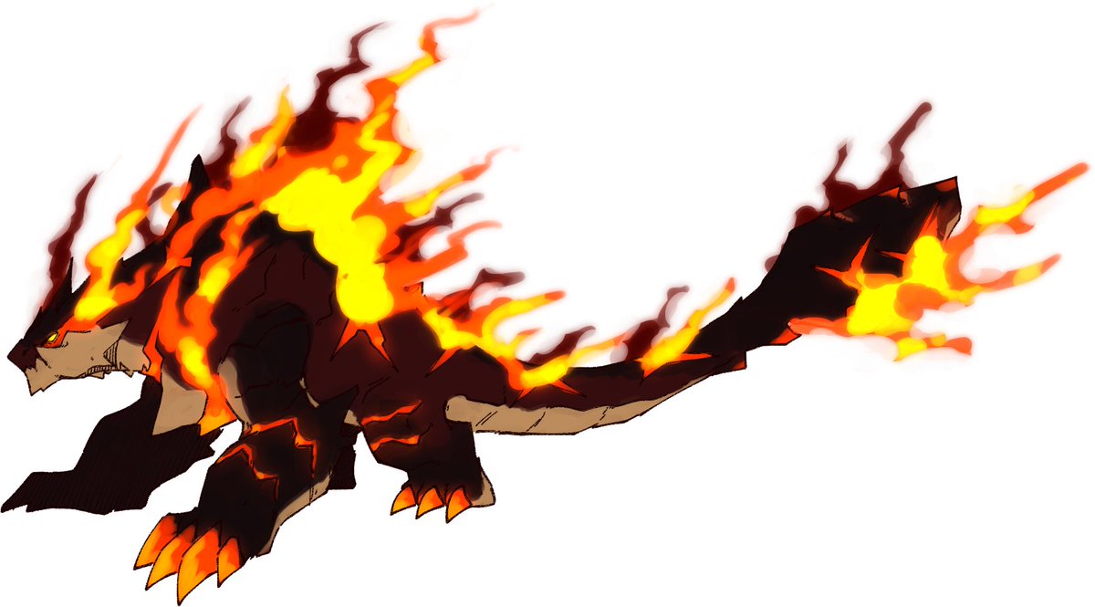 ShrkDude's tweet photo. Made my own Monster hunter monster like two days ago so I'll just drop it here.
#MonsterHunter #creaturedesign https://t.co/p60iA5ruNb