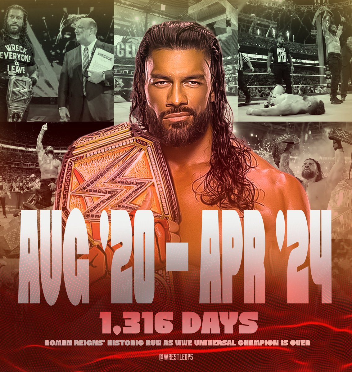 What a ride!! One of the greatest to ever do it. No one thought we would ever see a run like this in the modern era. SPECIAL! The Bloodline made us care again. 

Can wait to see the next chapter of his-story…