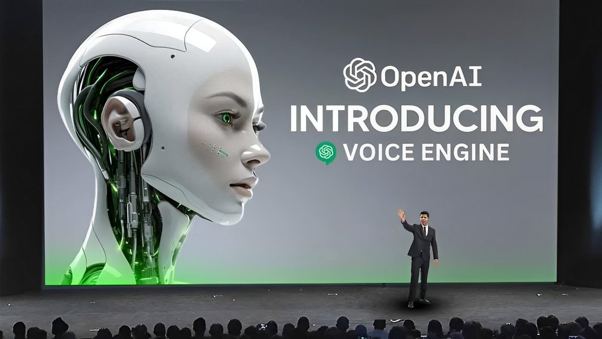 🚨 Big AI news: OpenAI just introduced Voice Engine. This is literally a ChatGPT for Voice Technology Here's everything you need to stay ahead of the curve: 🧵 👇