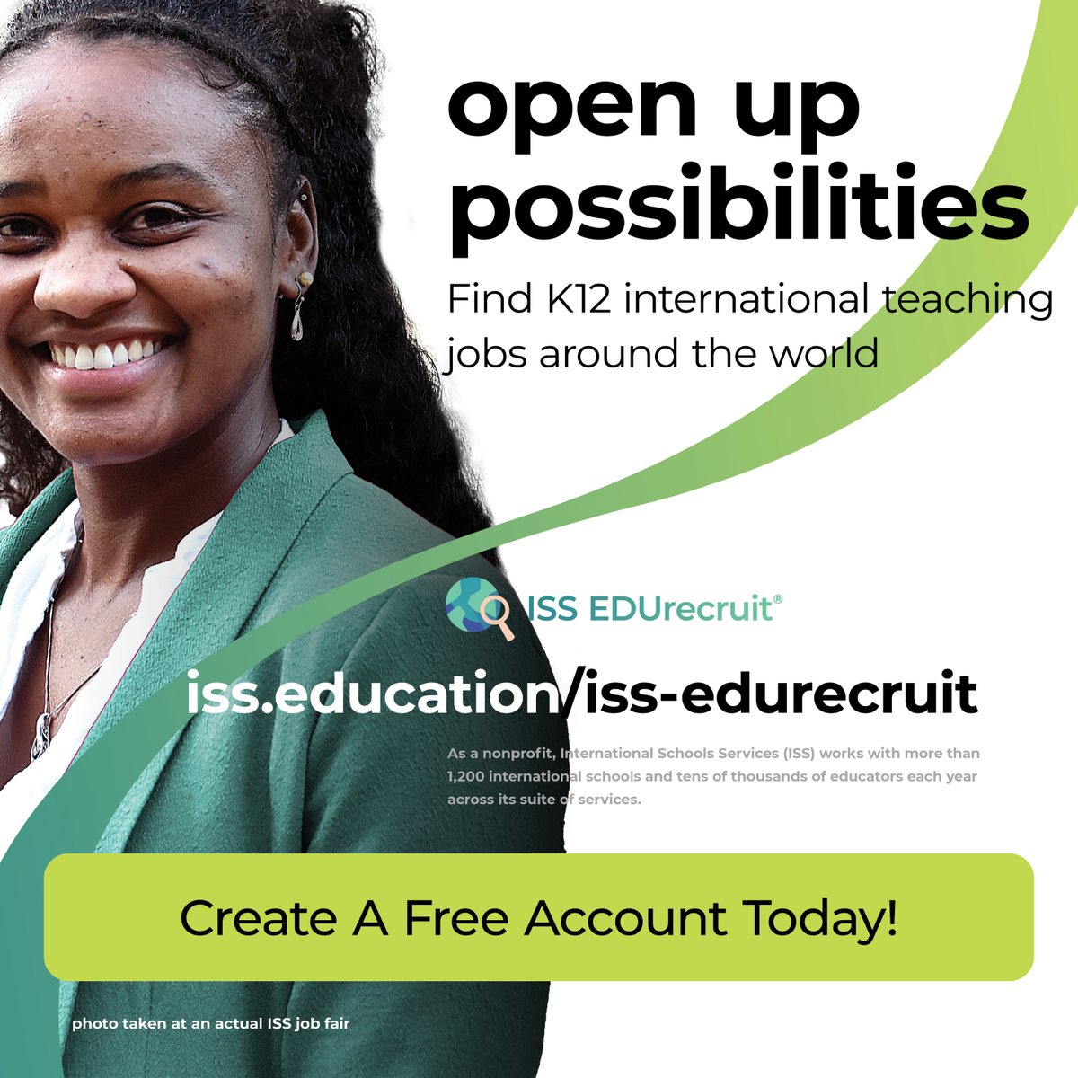 Where will your journey take you? Create a free ISS EDUrecruit account and take the next step in your teaching career! Learn more at iss.education/iss-edurecruit.  

#ISSedu #TeachAbroad #IntlEd