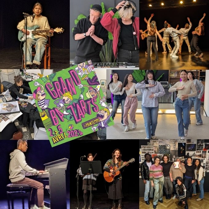 𝗚𝗥𝗔𝗡𝗗 𝗕𝗔𝗭’𝗔𝗥𝗧𝗦 𝗗𝗘 𝗣𝗥𝗜𝗡𝗧𝗘𝗠𝗣𝗦
#jaces2024
Retour en images📷
Merci aux étudiants, enseignants, artistes, associations pour leur contribution au succès de cet événement ! Leurs créations ont mis en lumière la richesse artistique à l’université de Franche-Comté.