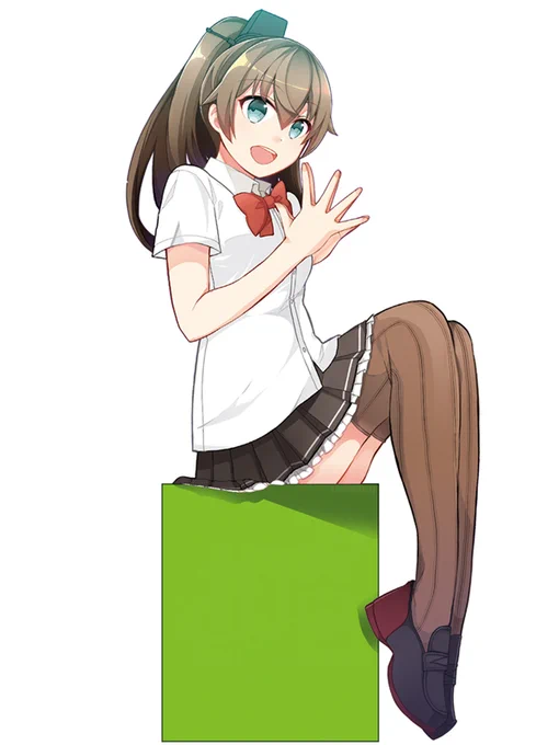 #対になってる絵をあげる  半袖な鈴谷&熊野 