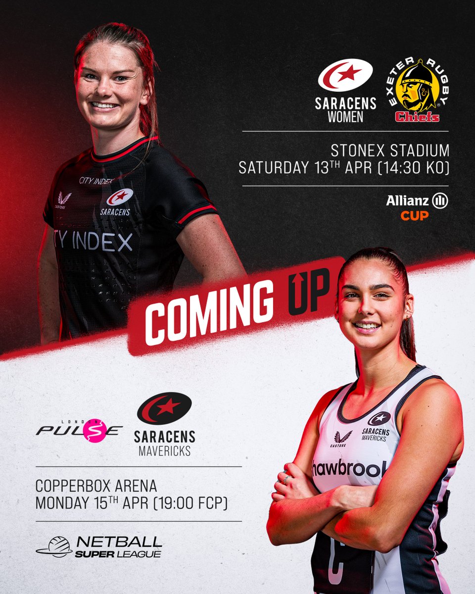 Two 𝗕𝗜𝗚 matches in store over the next week! 🫡 #BeAMaverick🖤❤️