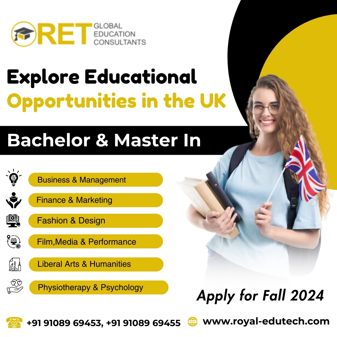 Start your journey today! Find out more about studying in the UK. You can choose from lots of different classes and degrees. No matter what you're interested in, there's something for you. #RETConsultants #RET #StudyAbroad #DreamDestination #GlobalEducation #KnowledgeIsPower