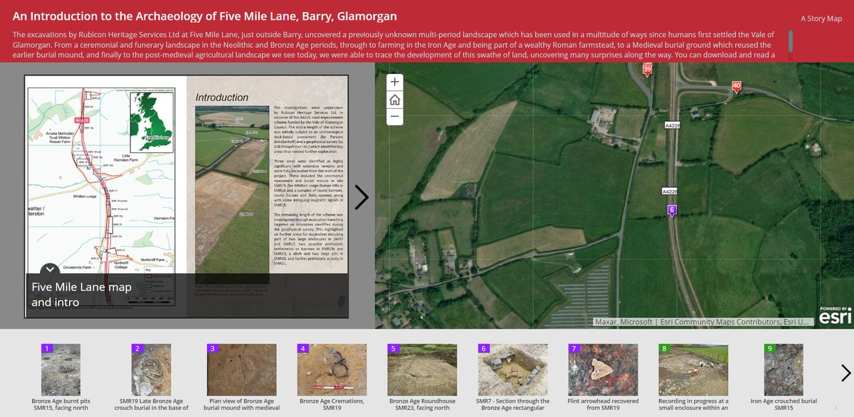 🗣️🏛️⛏️ Penarth History Society are hosting our own Rachel Morgan tonight for a talk about the *amazing* multiperiod Five Mile Lane. Includes Meso/Neo/lithic, Bronze Age, Roman and medieval discoveries! Find out about FML via the FREE ebook and #StoryMap: rubiconheritage.com/news/five-mile…