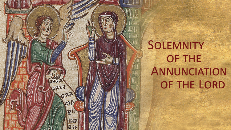 Today the Church celebrates the Solemnity of the Annunciation. We celebrate the momentous occasion when the Angel Gabriel spoke to Mary and told her she would be the Mother of God. Mary showed great reverence in saying a wholehearted yes to God.  <a href="/OLAnnunciation/">OLA</a> is in Oak Ridges.