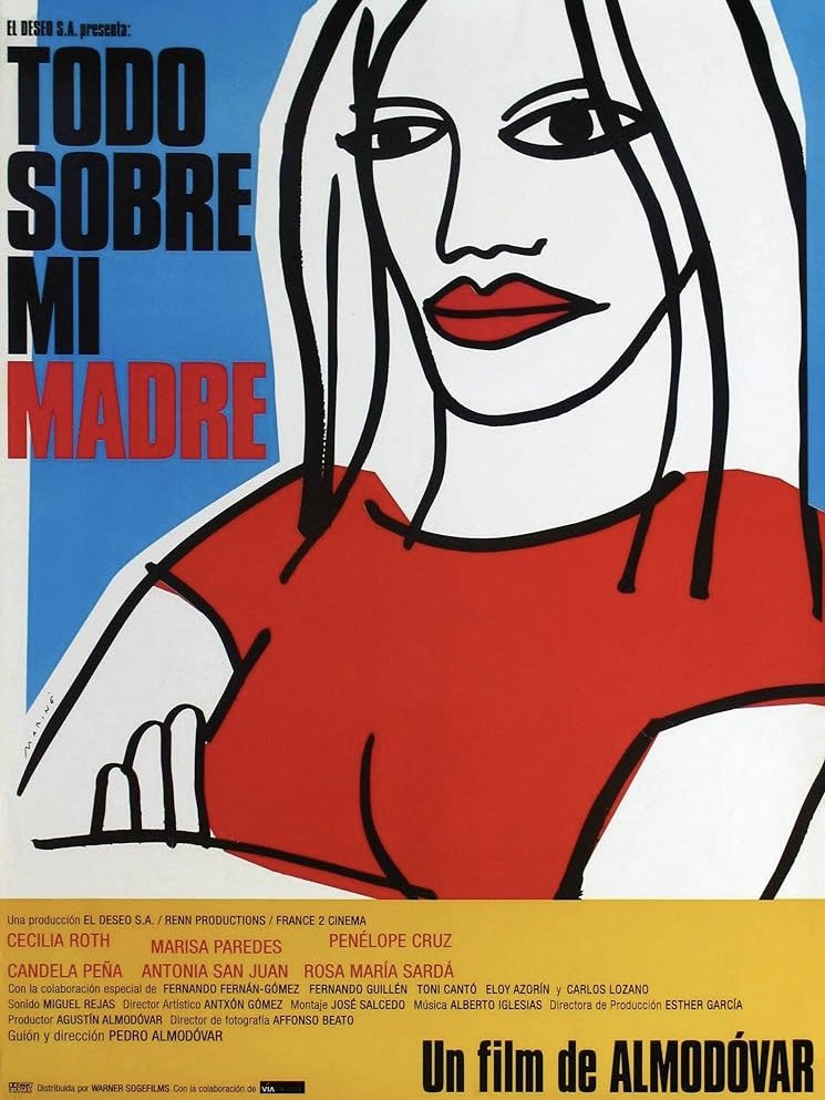 Todo sobre mi Madre 💙❤️👩
Cumple hoy 25 años de su estreno en cines.
#TodoSobreMiMadre #PedroAlmodovar