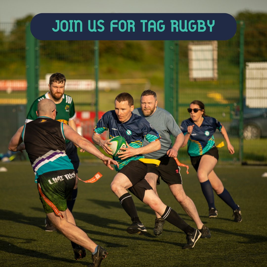 Join Sarsfields Rugby if you're interested in tag rugby !!! 📅Every Monday ⏰️8pm 📍Tom Clifford Park, Greenfields, Rossbrien, Limerick, V94 VW26 Any questions ? Don't be shy 👀 DM us !! #Rugby #lgbt #inclusivesport #limerick #newyear #queer #ireland #tagrugby