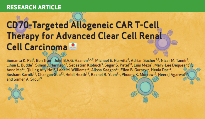 Thank you to @CD_AACR for offering us the opportunity to publish our work, simultaneous with #AACR24! Grateful to @ElizSMcKenna for facilitating a thoughtful but rapid peer review process to get this out in time for the meeting. In #kidneycancer, we have been fortunate to have