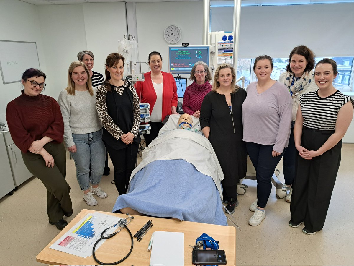 @cathyroets @TCD_SNM @tcdmicrocreds @CHI_Ireland @CHIatCrumlin Final osce participants for simulation microcredential run by TCD in the simulation lab in St James hospital. So much learning during the last 4 months can't wait to bring it into practice #Simulation #education