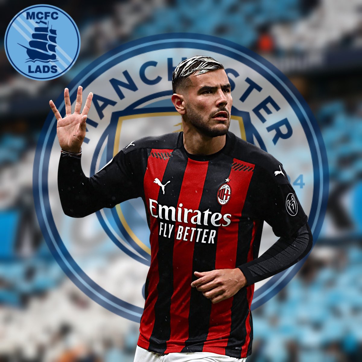 Theo Hernandez come to the best&biggest club in the world, Manchester City. @TheoHernandez