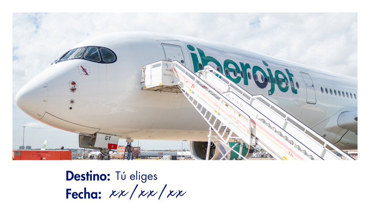 ¡Bienvenido a bordo de Iberojet! ✈️ Estamos aquí para hacer que tu viaje sea inolvidable. 😊 #VolandoContigo