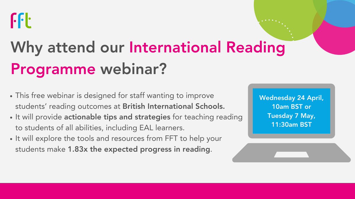 Debating on joining us for one of our International Reading Programme webinars? We've compiled some of the reasons you should come along! For more information and to book your free place, click here: bit.ly/4cP7RtL #SchoolsWebinar #SchoolsEvent #InternationalSchool