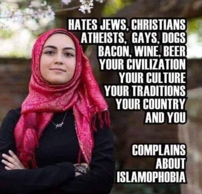 Islamophobia doesn't exist and its creation is an attack on secular values.

It's not islamophobia to fear a religion that motivates people to literally behead you.

Honour killings, acid attacks, suicide bombings, blasphemy laws, beheadings, and apostasy laws are all caused by…