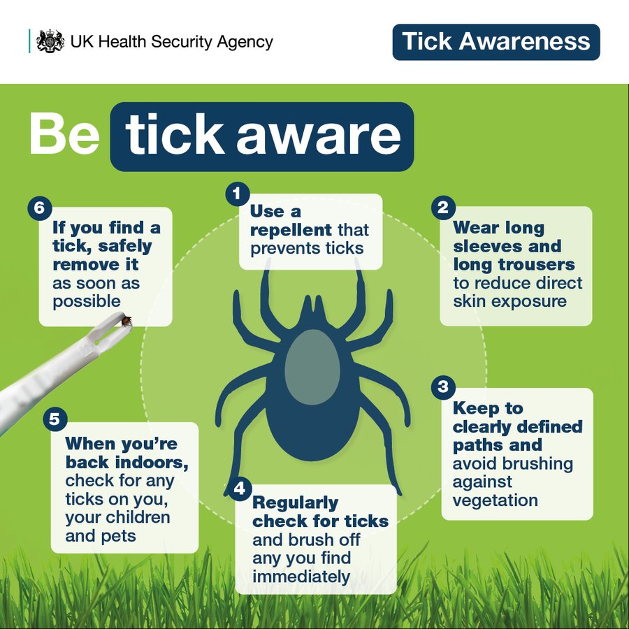 Going out and about during the school holidays? Enjoy the great outdoors...but beware of ticks…it’s #TickSeason…