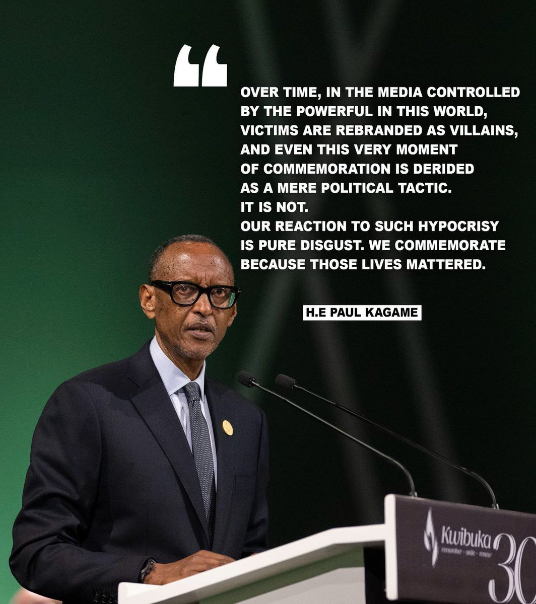We commemorate our loved ones we lost because their lives mattered & will always matter! 😭 Attributing such moments as political stunts- publishing stories portraying victims as villains, only show the little regard we have for humanity- Sad. #Kwibuka30 #KwibukaTwiyubaka