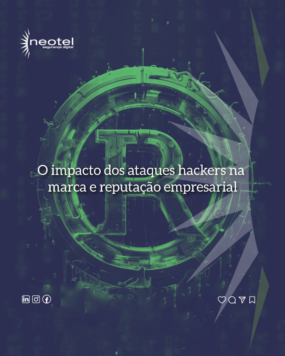AdminNeotel's tweet image. O impacto dos ataques hackers na marca e reputação empresarial

Saiba mais: bit.ly/3TQZ165

#cybersecurity #reputacao #ataquehacker