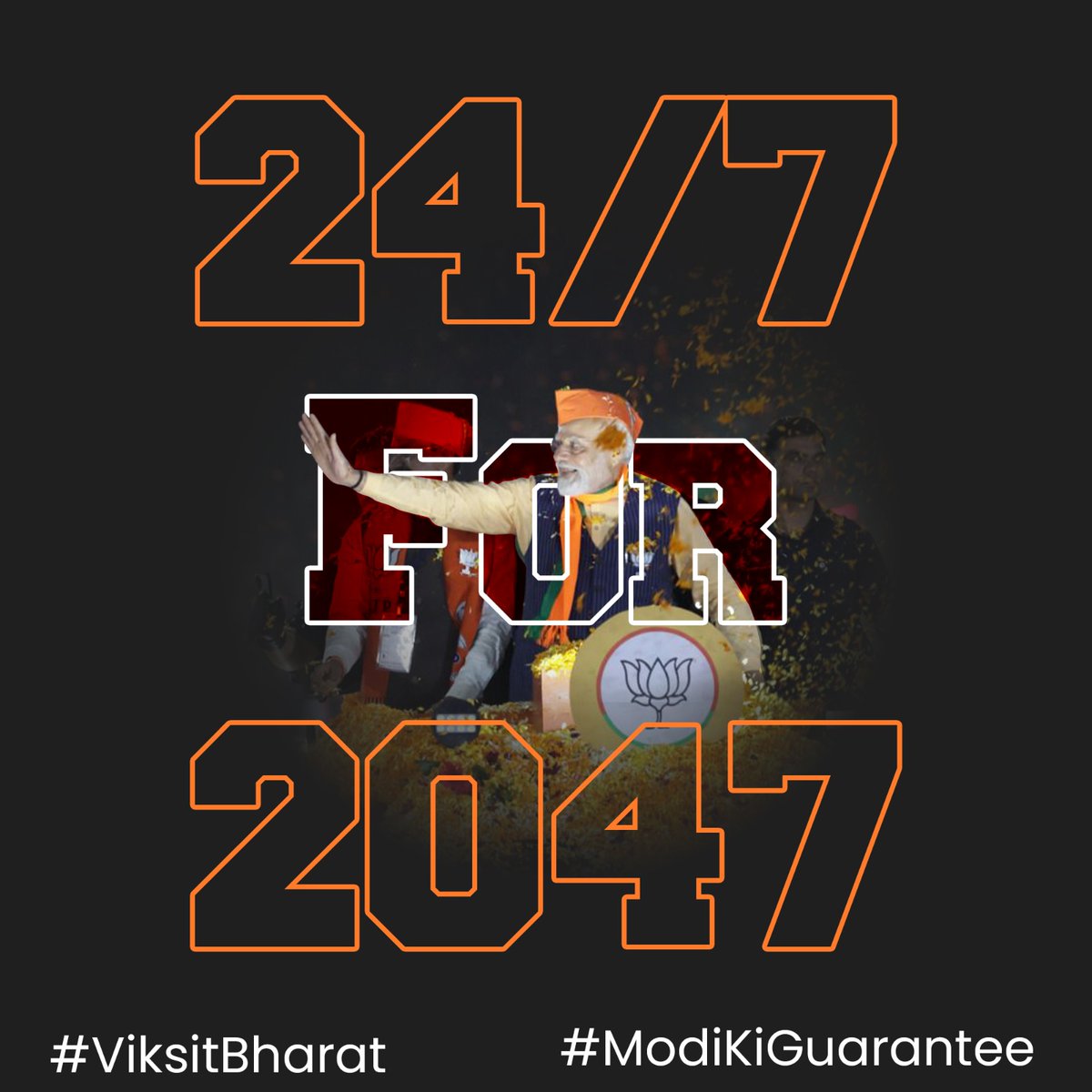 The Karmayogi..

Working relentlessly 24/7 for #ViksitBharat in 2047!

#PMModi #MyPMMyPride 
#PhirEkBaarModiSarkar #ModiKiGuarantee #Bharat2047