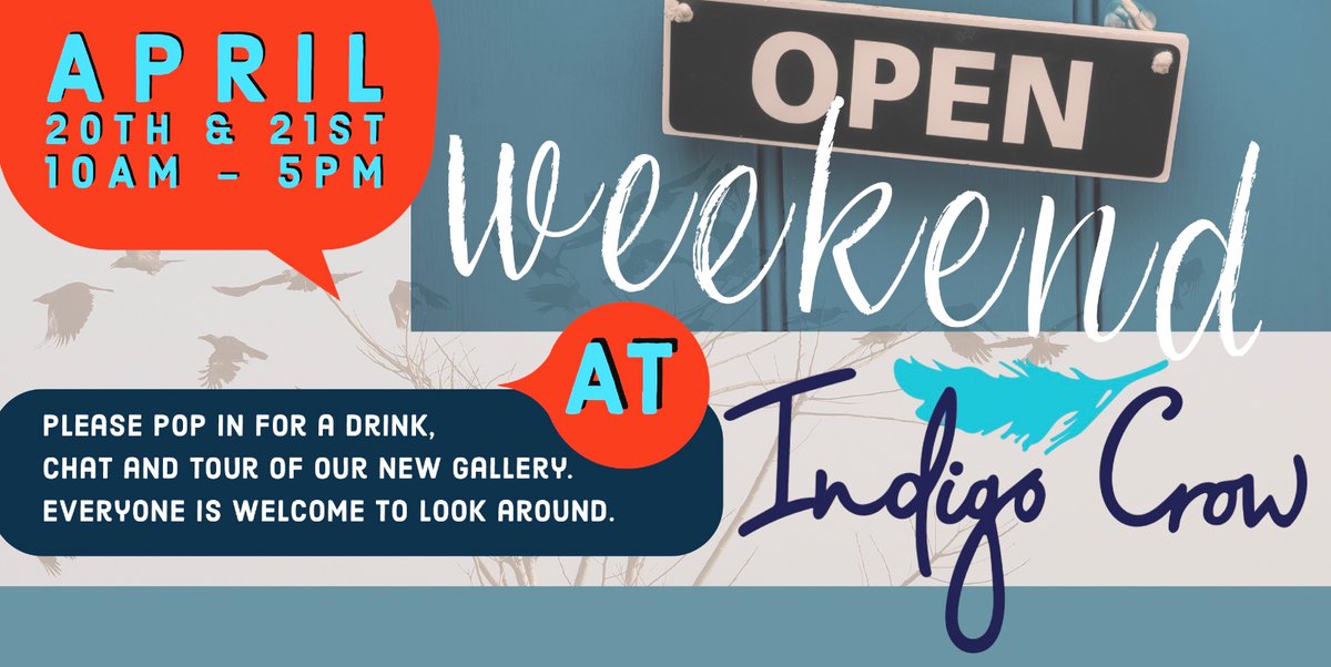 Get a sneak preview of Indigo Crow, the new art gallery in Lincoln. Come to our Open Weekend on 20-21 April. Tour the gallery, shop & workshop space. You can also book workshops & find out how to hire gallery space. Everyone is welcome. #lincolnuk #LincsConnect #artgallery