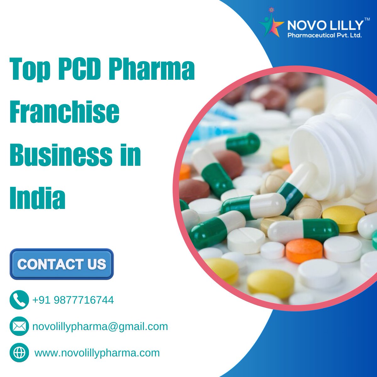 Join the Top PCD Pharma Franchise Business in India with Novolilly Pharmaceuticals!💊💉 Our commitment to quality, innovation, and customer satisfaction has made us a trusted name in the pharma industry. Invest in our diverse portfolio. Partner with us today!

#PCD #PCDPharma