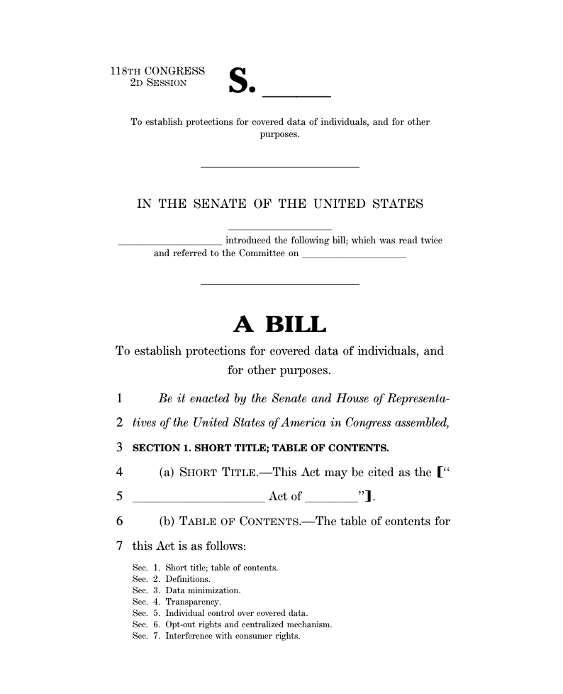 🚨BREAKING: Draft of historic federal US privacy law unveiled: The American Privacy Rights Act of 2024 (APRA). What you need to know:

➡️According to the official release, the APRA: 
➵ Uniformizes data privacy rights for Americans 
➵ Gives Americans the ability to enforce their