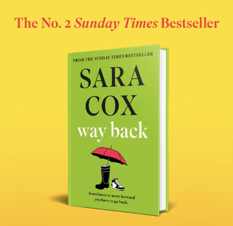Congratulations @sarajcox! Way Back is the No. 2 Sunday Times Bestseller! @HodderBooks
