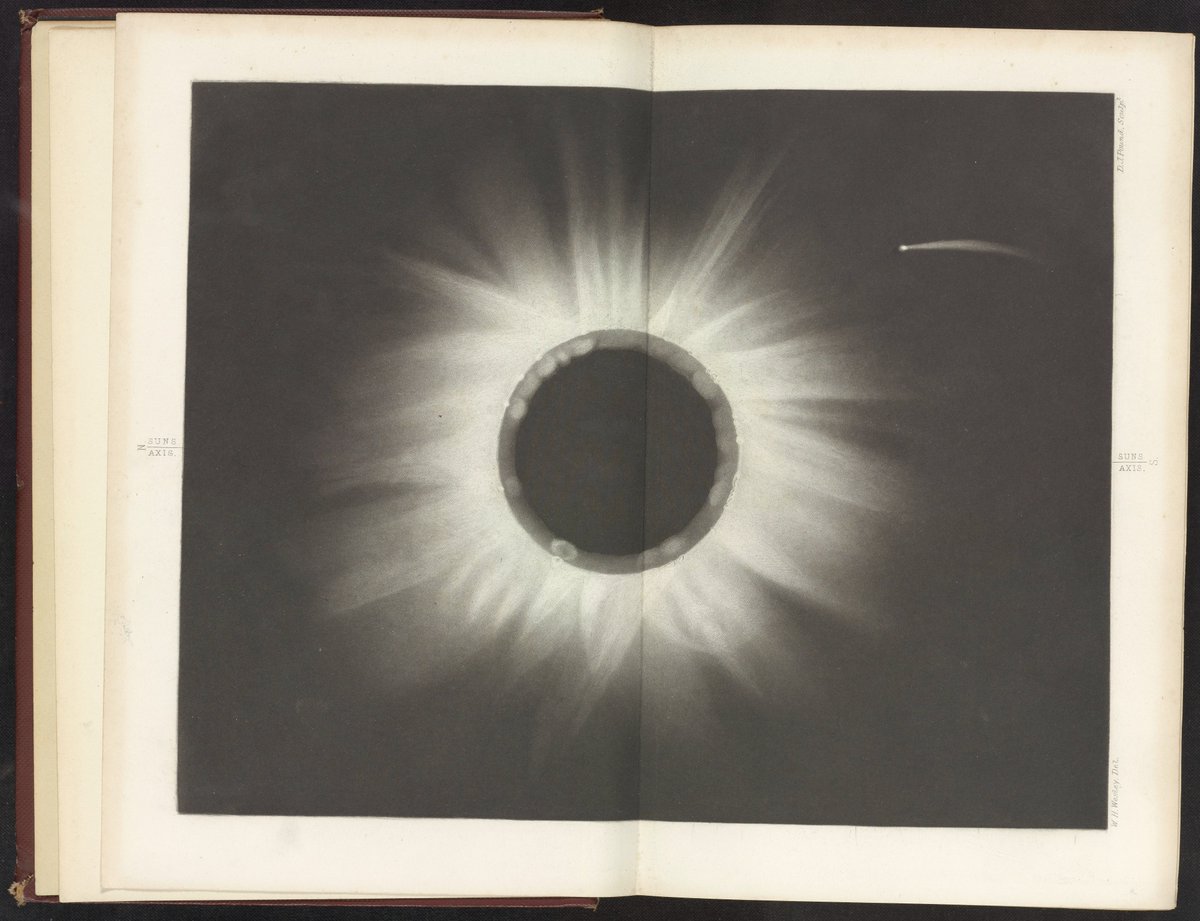 Today, large parts of the USA will be able to observe a full solar eclipse, but will it be as spectacular as the 1882 Egyptian eclipse?

On May 17, 1882 one could observe a full solar eclipse combined with a comet passage (!)☄️☀️ 1/10
