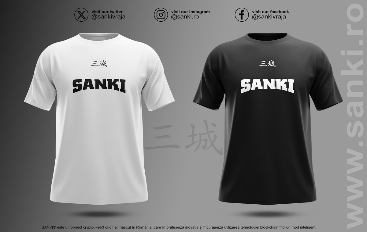 🚀 Provocare pentru cei care încă nu au cont pe Leaderboard! 👇

Arăta-ne cât ești de SANKI și poti câștiga un tricou premium original cu unul din simbolurile japoneze pentru numele Sanki.

🔥 Pentru a revendica tricoul, trebuie să arzi 8880 $sanki în leaderboard. Ești gata să