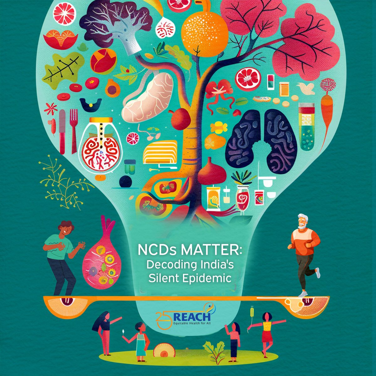 This #WorldHealthDay we’re excited to announce our new podcast mini-series on NCDs in partnership with @SunoIndia_in Join us for 6 info-packed eps where we break down Big 5 NCDs: cardiovascular & hypertension; cancers; chronic respiratory; diabetes; mental health Stay tuned🎙️