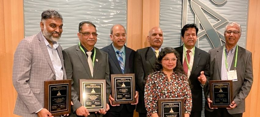 Grateful to be amongst the honorees for this year's SAASCR awards in cancer research at #AACR24. Absolutely wonderful ceremony and community spirit last night!