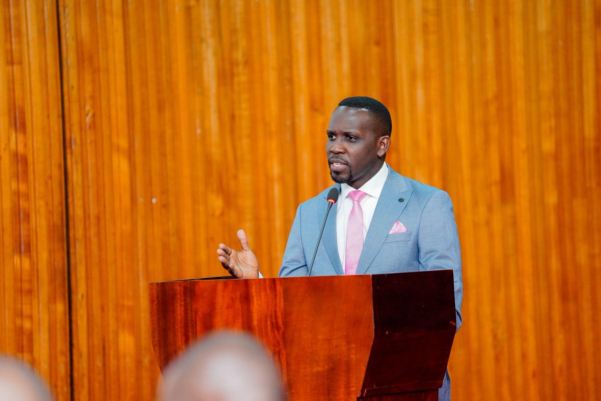 'As opposition, we don't simply oppose, we offer alternatives and that is what we are doing today,' LOP, Hon. @JoelSsenyonyi making his remarks at the presentation of the Alternative National Budget Priorities for FY 2024/2025.