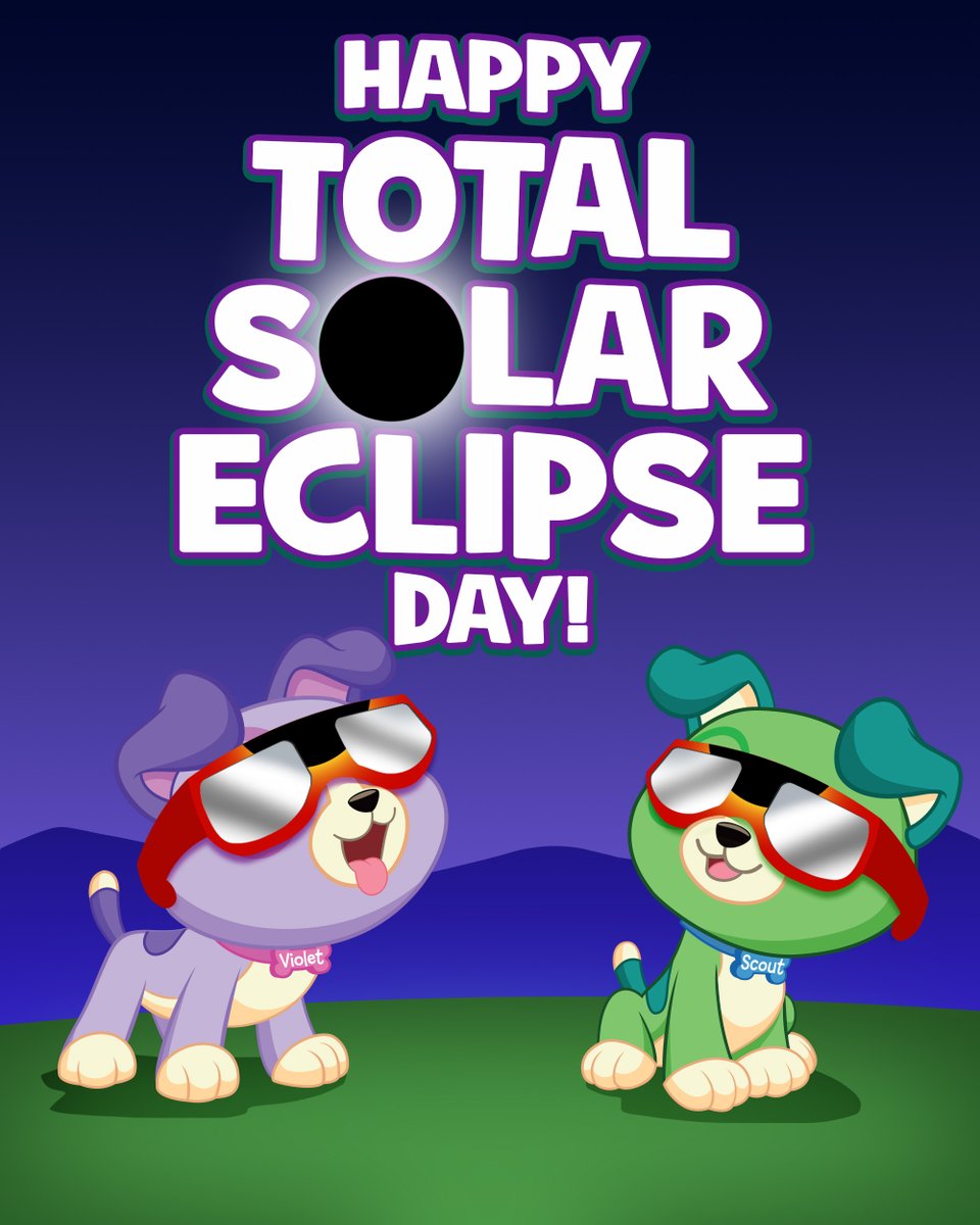 It's the day of the Total Solar Eclipse! ☀️⚫️☀️ We hope everyone in the path of the eclipse gets to enjoy it (and view it safely). For more in-depth information, @NASA is the best source! ☀️ Visit science.nasa.gov/eclipses/futur… to see where and when you can see the total eclipse.