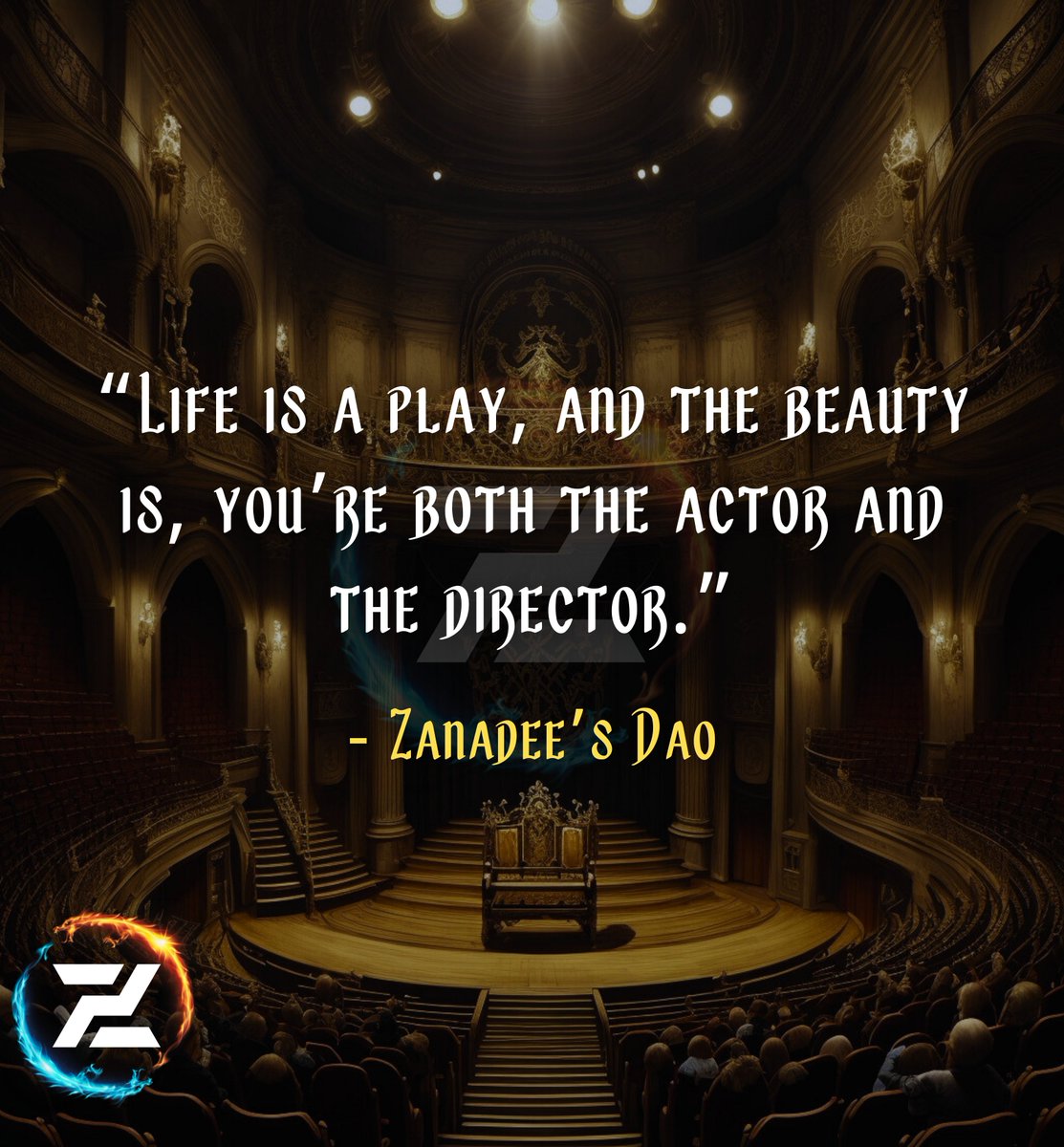 Drama of Existence

“Life is a play, and the beauty is, you’re both the actor and the director.”

#Creator #SpiritualPower #WriteYourStory #SpiritualJourney #ChangeYourMindset

Zanadee’s Dao