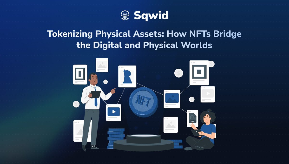 Pierre4Reef's tweet image. New article from $Reef about #Sqwid !  📰

Tokenizing Physical Assets: How NFTs Bridge the Digital and Physical Worlds

👉buff.ly/3xBMpIz
