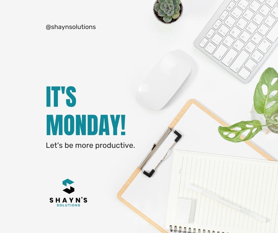 Plan your week ahead. Take a few minutes today to outline your priorities, meetings, and deadlines. A well-organized week is a productive week. How do you plan your week? #WeeklyPlanning #ProductivityHacks #MondayMotivation