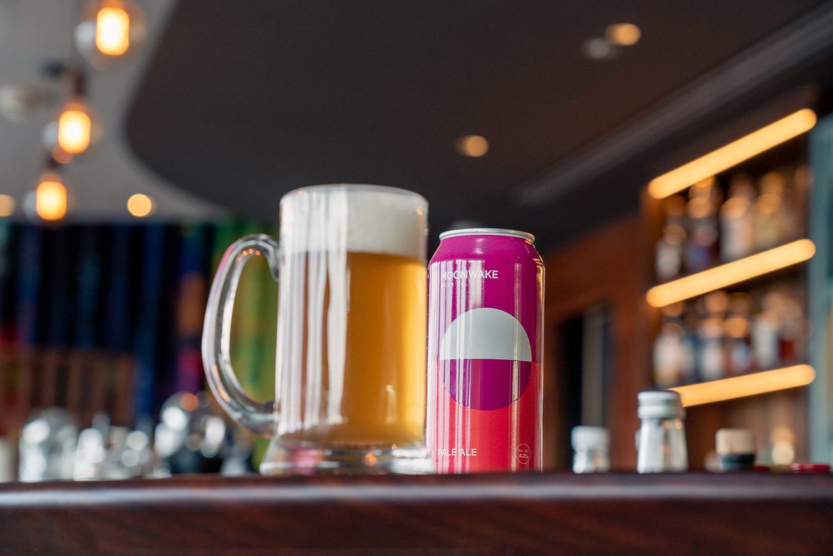 Get your Moonwake fix at @WHotels Edinburgh 🍺 Pale and IPA are chilling in the fridge! We are delighted to have our beer stocked in the W Lounge, which has an incredible panoramic view of Edinburgh.