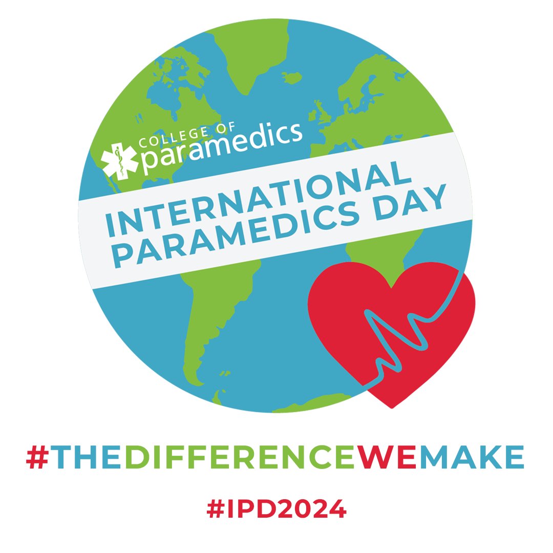 International Paramedics Day is approaching! 🙌 This year, our theme, 'The Difference We Make' takes centre stage to highlight the profound impact paramedics make every single day around the world. (1/3)
