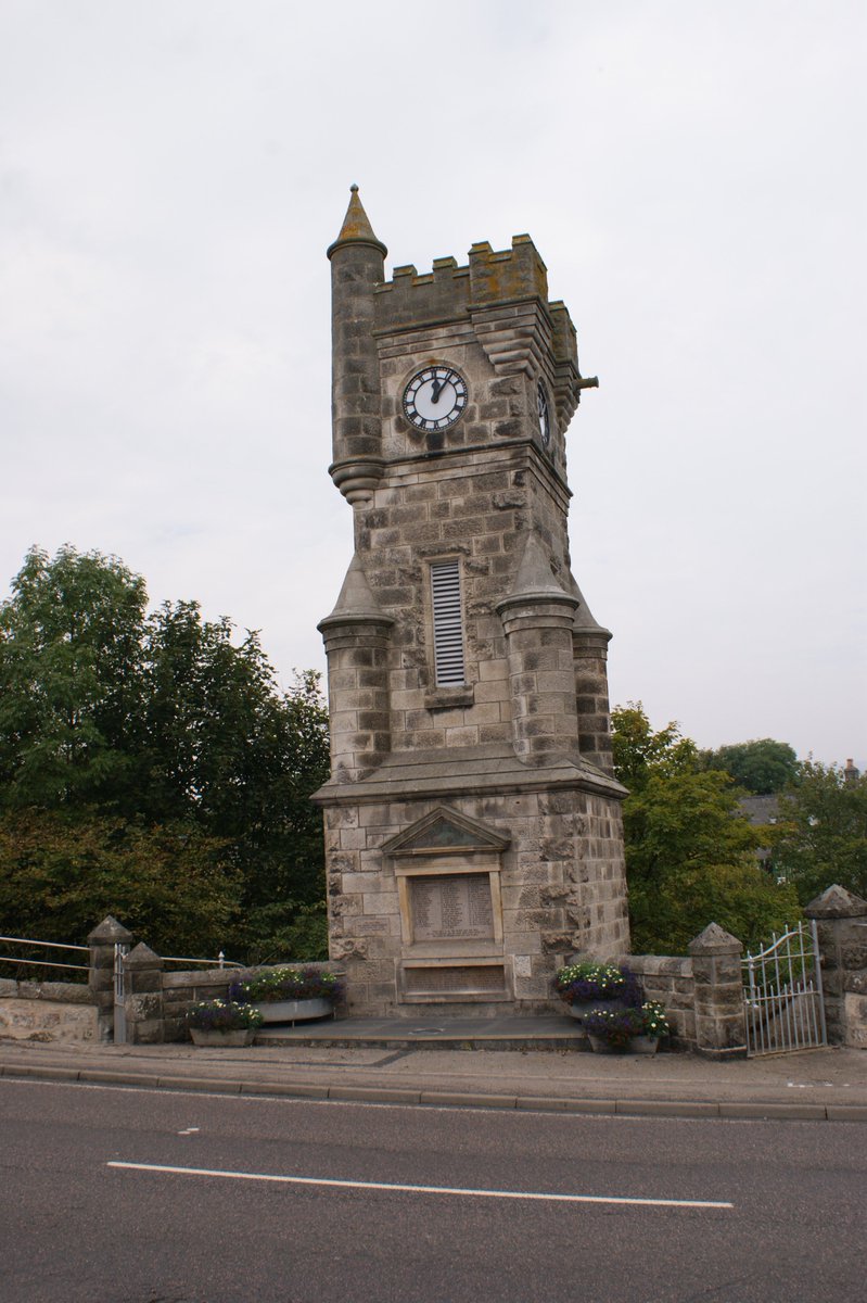 There are many types of #warmemorials - including clocks. Pictured is the Clyne (Brora) #warmemorial clock which looks like something from a fairytale. Have you seen a war #memorial clock or visited this one in Clyne? #heritage #conservation #history #scotland #architecture