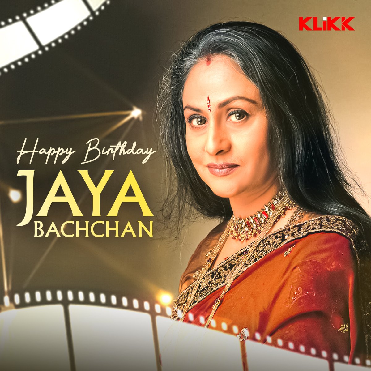 Happy Birthday to the ever graceful and talented @JayaBachchan ! May your special day be filled with love, laughter, and endless joy. 🎉🎂 #Klikk