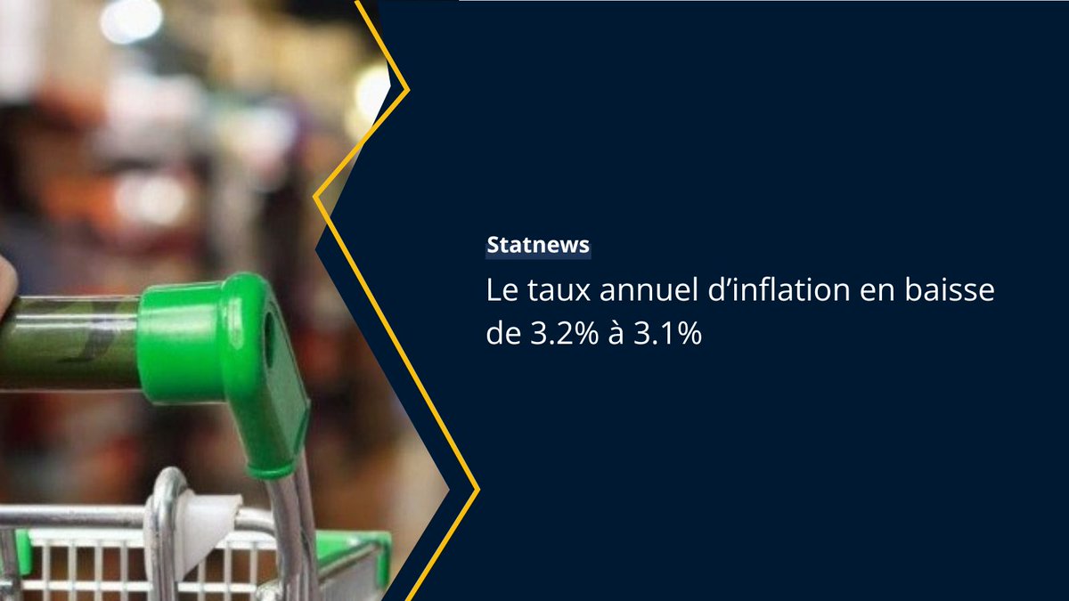 Au mois de mars 2024, l’IPC national, calculé par le #STATEC, se redresse de 0.2% par rapport au mois précédent.📉 Ce renchérissement s’explique par la hausse des tarifs des services.🔗 gd.lu/5fsCjk