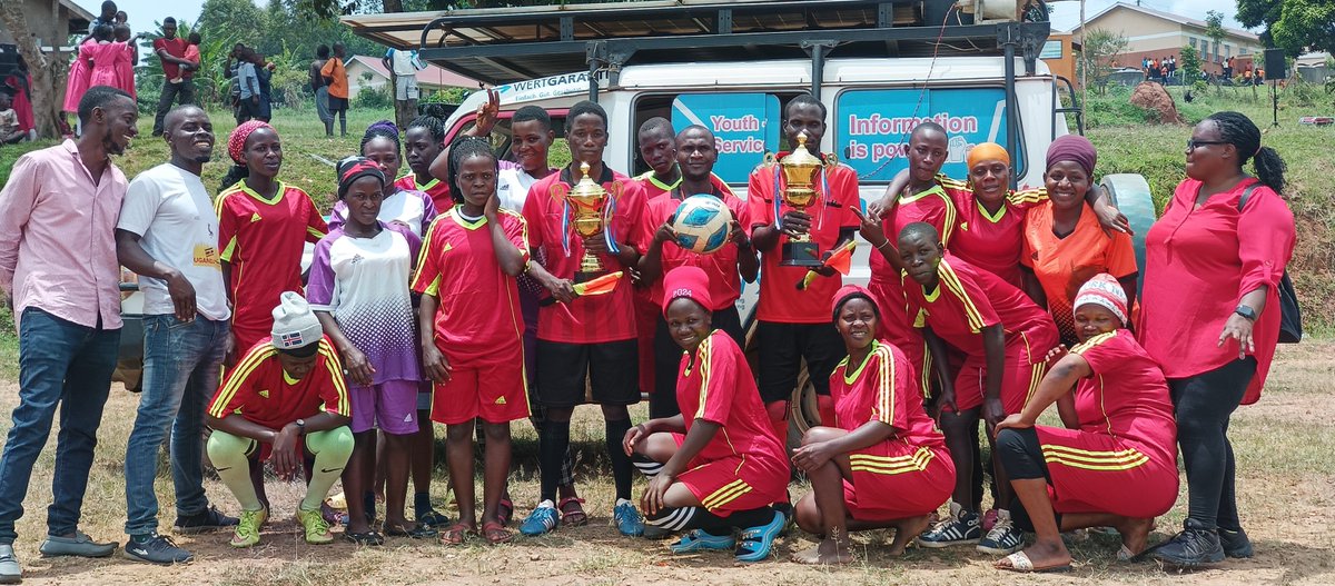 @action4hU recently held a one-day #SRHR-themed sports gala in Mityana District to mobilize, educate, and provide integrated health services to youth. Boys' and girls' teams competed in a football game where winners received trophies and runners-up medals.