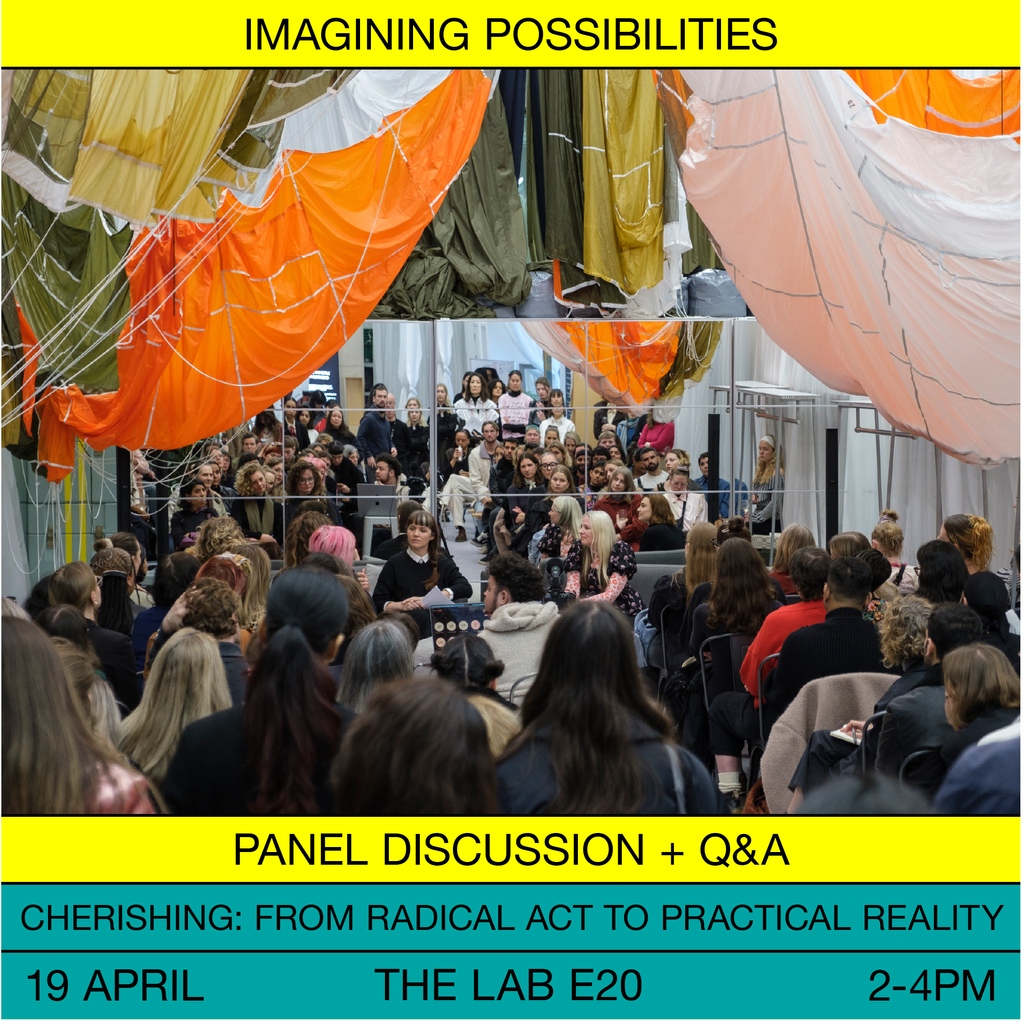 How could we move from cherishing as a radical act towards cherishing as a practical reality, in Fashion? Join us for a panel discussion + Q&A on 19 April, 2-4pm. Part of CSF's LCF Undressed #ImaginingPossibilities Festival. Tickets available now: 
l8r.it/pUkg