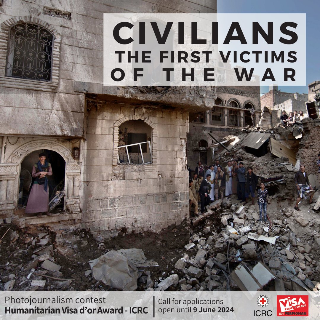 📢 We invite all photojournalists around the world to participate in our Visa d’or award 🏆. We will receive proposals from March 28 to June 9, 2024, capturing the theme: 'Civilians, the primary victims of armed conflicts'. Learn more: ms.spr.ly/6019cNoQT