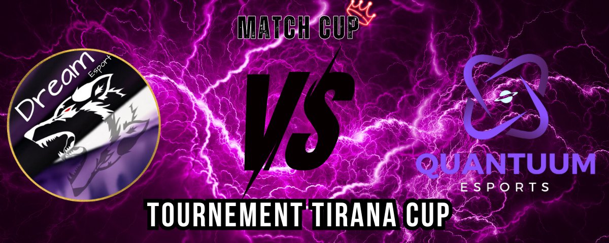 Se soir match de pool de la Tyrana CUP @teamtyrana
@Dream_Esport2 affrontera <a href="/quantuumesport/">QuantuuM eSports</a>
sur un BO1  
📅 : 08/04/2024  
⌚️ : 21H00 
📽️twitch.tv/znyxx_i  
Good Luck aux deux équipes  🙌🍀