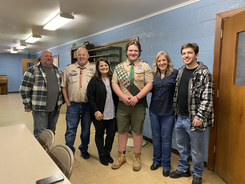 Congratulations to PHS 12th grade student Paxton Payran for earning the rank of Eagle Scout. Paxton is member of Boy Scout Troop 63 and he created a Blessing Box for the St. Phillip &amp; St. James school on Roseberry St. Great Job Paxton! 👏👏🙌
