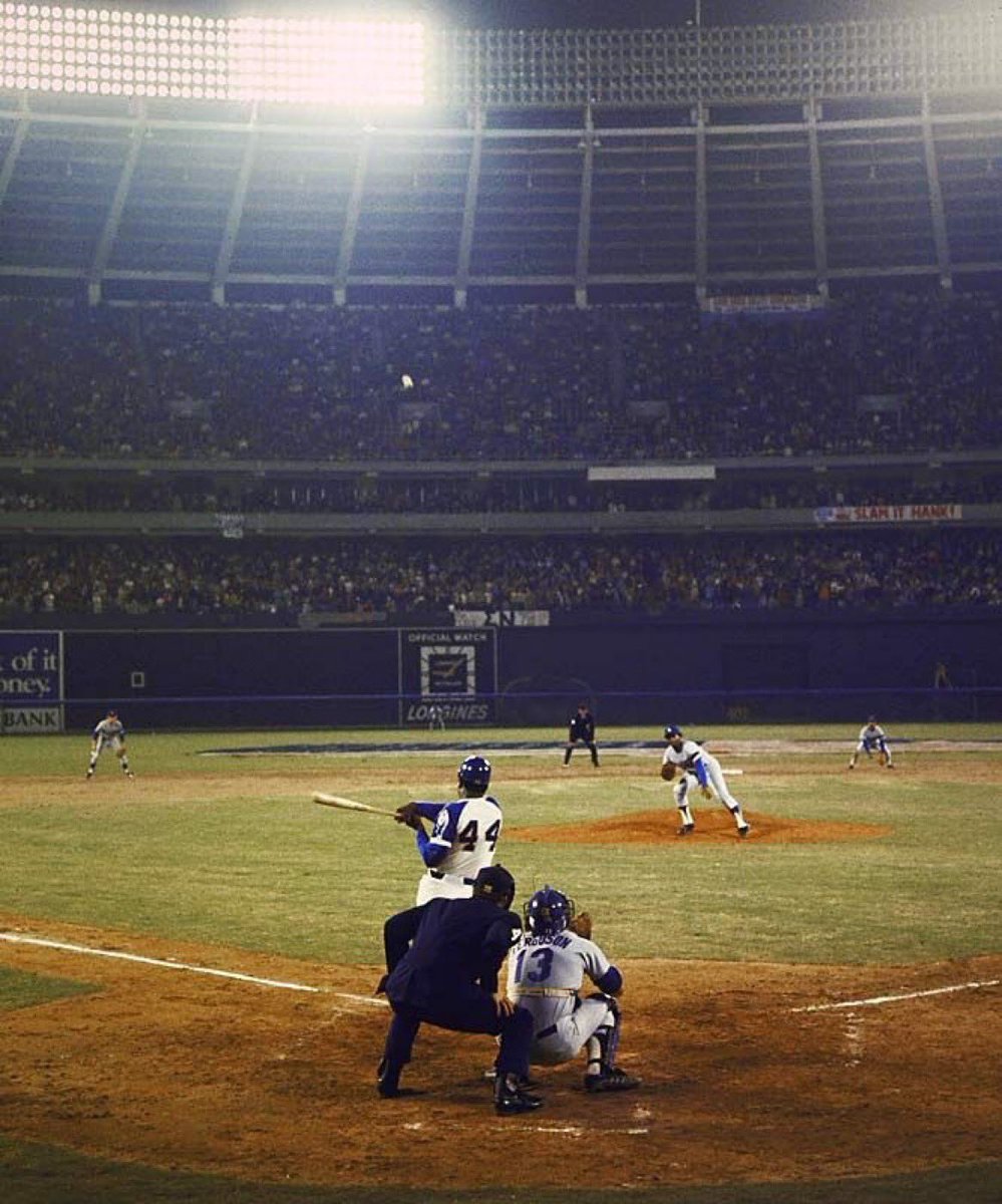 50 years ago today, Henry Aaron became the home run champion - 715