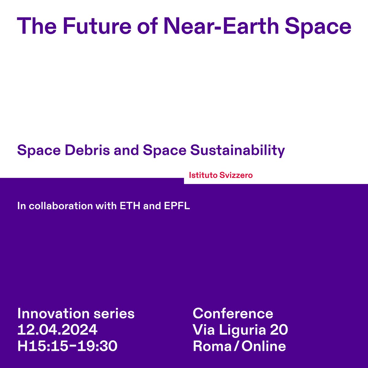 On April 12, don’t miss The Future of Near-Earth Space at Istituto Svizzero curated by @MariaBhmer1 with Luca Thanei, @mmooslechner , @XSYAP, @claudiaroeoesli, @WitjesNina, @laetitiafra, Michèle Roberta Lavagna, Elena Vellutini, @Numhero, @Jerome_Barbier_ and Natália Archinard