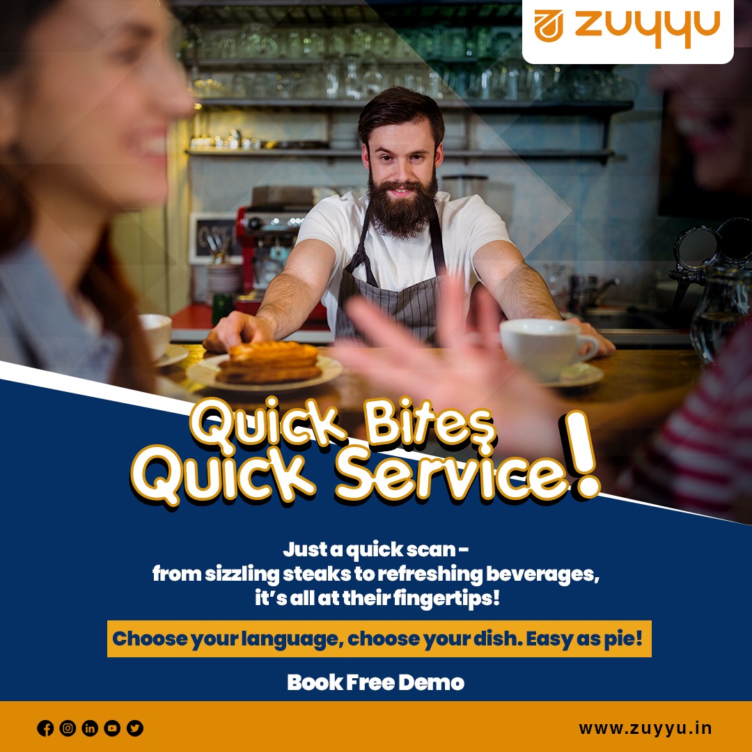 zuyyuofficial's tweet image. Step into the modern era of dining with our QR Digital Menu that’s as diverse as your appetite.
.
Empower your guests to place orders independently with an intuitive interface and reducing wait times.
.
For Demo : zuyyu.in/self-service-r…
.
#SelfServicePOS #DigitalOrdering #zuyyu