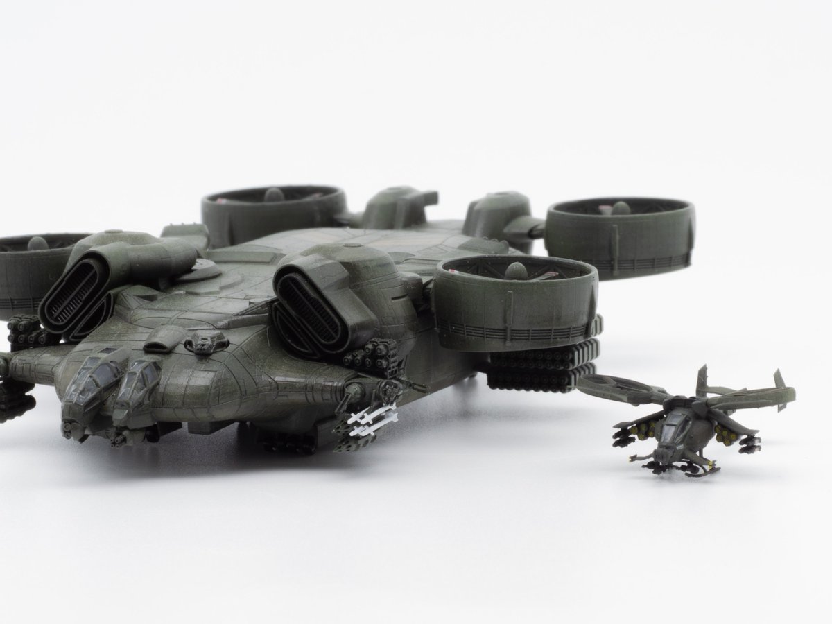 katobase2907's tweet photo. I can't believe i managed to paint this....

Scorpion gunship from #Avatar in 1/400 scale. #3dprinted https://t.co/05y6WQ2kxn