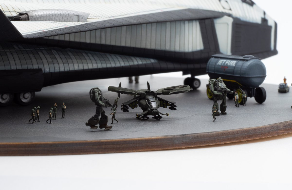 katobase2907's tweet photo. I can't believe i managed to paint this....

Scorpion gunship from #Avatar in 1/400 scale. #3dprinted https://t.co/05y6WQ2kxn